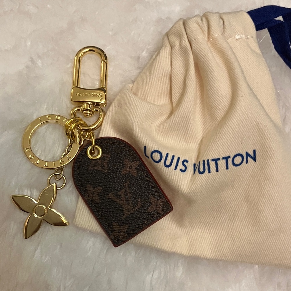 Louis Vuitton Monogram Brown and Gold Key Holder
